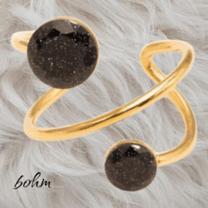 Bohm Bague double pierre